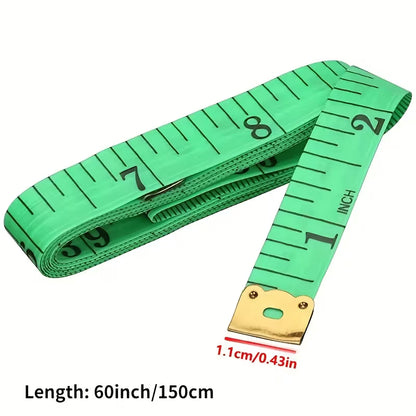4-Pack Professional Flexible Measuring Tapes – Mixed Colors, Metric Soft Tape Measures for Body, Sewing & Tailoring