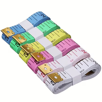 4-Pack Professional Flexible Measuring Tapes – Mixed Colors, Metric Soft Tape Measures for Body, Sewing & Tailoring