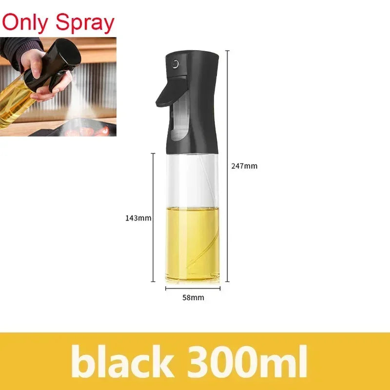 2 in 1 200/300/500ml Oil Spray for Kitchen Spray Oil Bottle