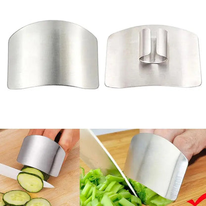 Kitchen Tool Accessories Stainless Steel Finger Guard Safety Vegetable