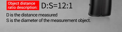 Digital Infrared Thermometer Highly Sensitive Non-contact Temperature Measuring Gun Hygrometer