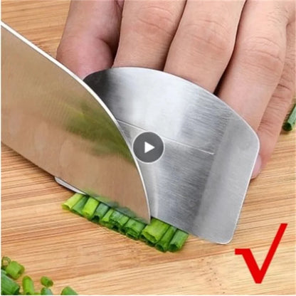 Kitchen Tool Accessories Stainless Steel Finger Guard Safety Vegetable