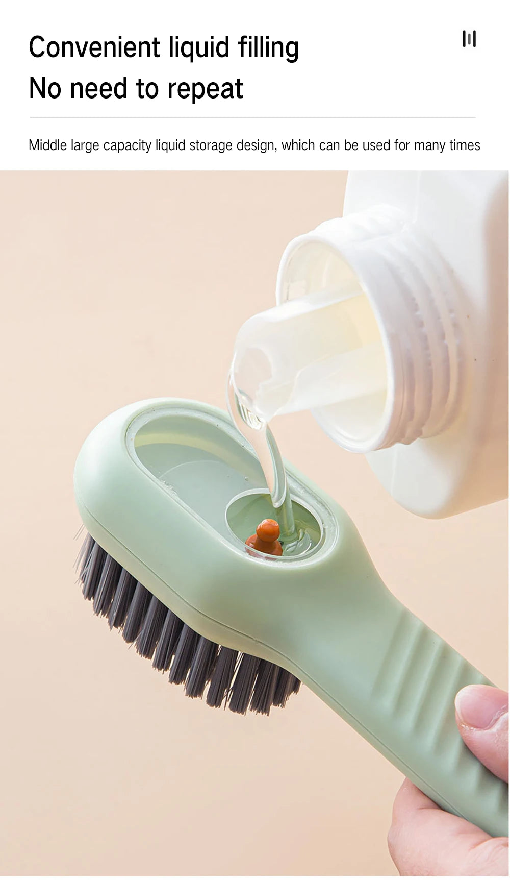 1/2Pcs Multifunctional Cleaning Brush
