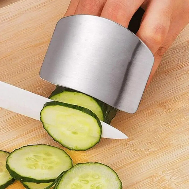 Kitchen Tool Accessories Stainless Steel Finger Guard Safety Vegetable