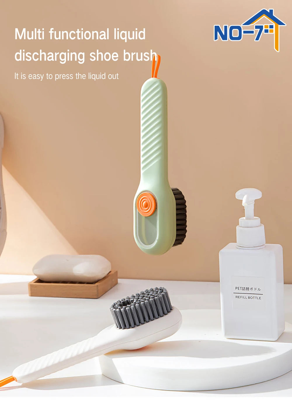 1/2Pcs Multifunctional Cleaning Brush