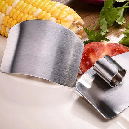 Kitchen Tool Accessories Stainless Steel Finger Guard Safety Vegetable