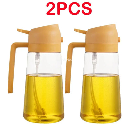 2 in 1 Spray for Olive Oil Spray Sprayer Dispenser Bottle