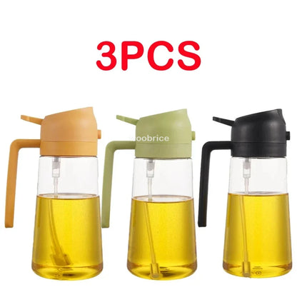 2 in 1 Spray for Olive Oil Spray Sprayer Dispenser Bottle