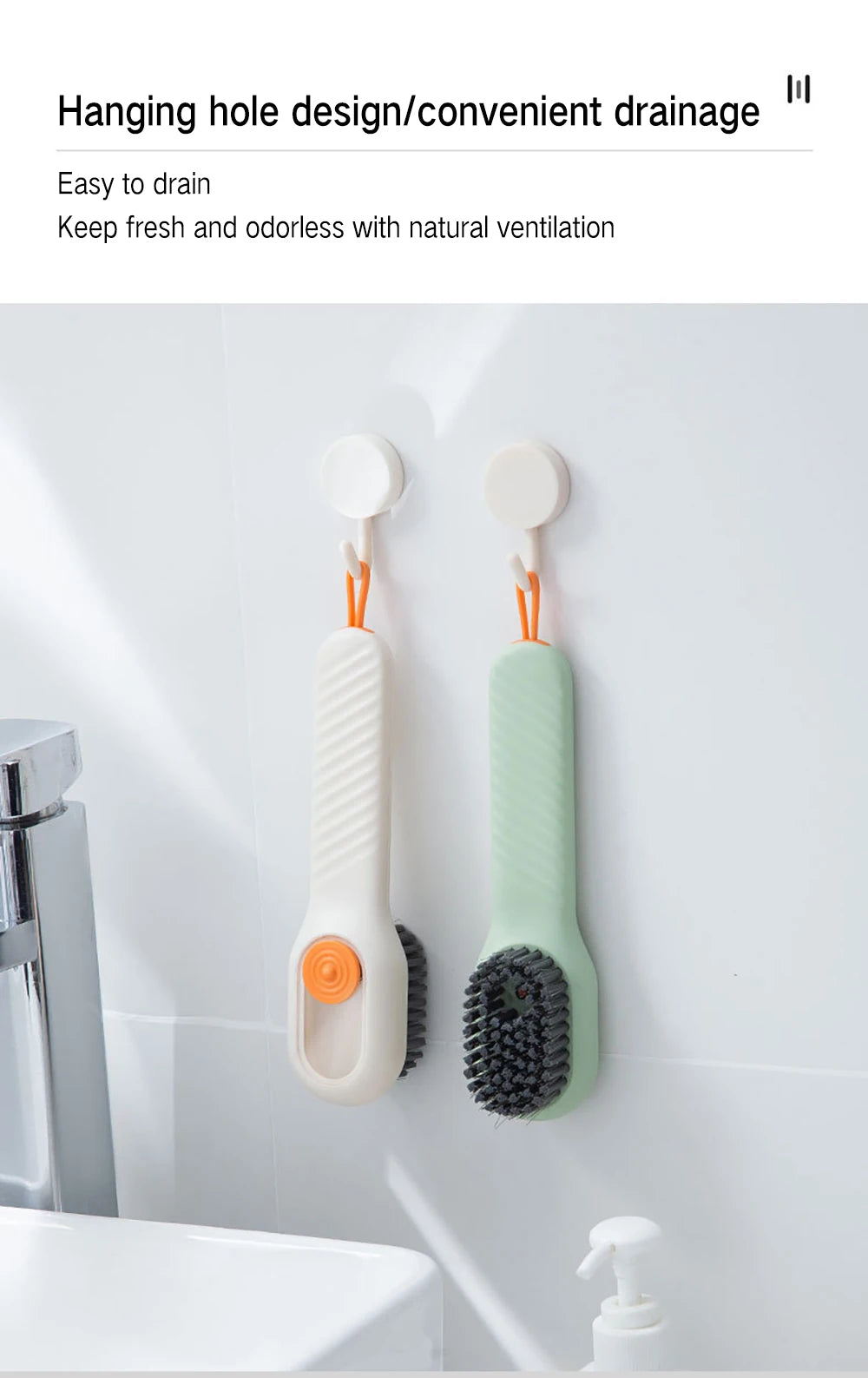 1/2Pcs Multifunctional Cleaning Brush