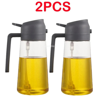 2 in 1 Spray for Olive Oil Spray Sprayer Dispenser Bottle