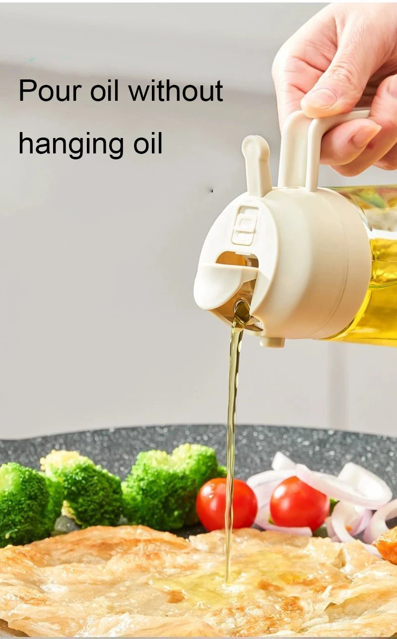 2 in 1 200/300/500ml Oil Spray for Kitchen Spray Oil Bottle