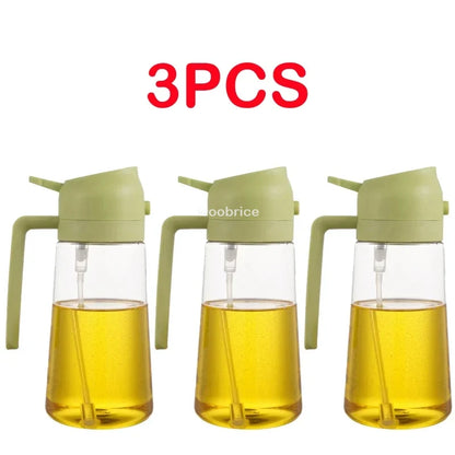 2 in 1 Spray for Olive Oil Spray Sprayer Dispenser Bottle