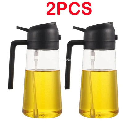 2 in 1 Spray for Olive Oil Spray Sprayer Dispenser Bottle