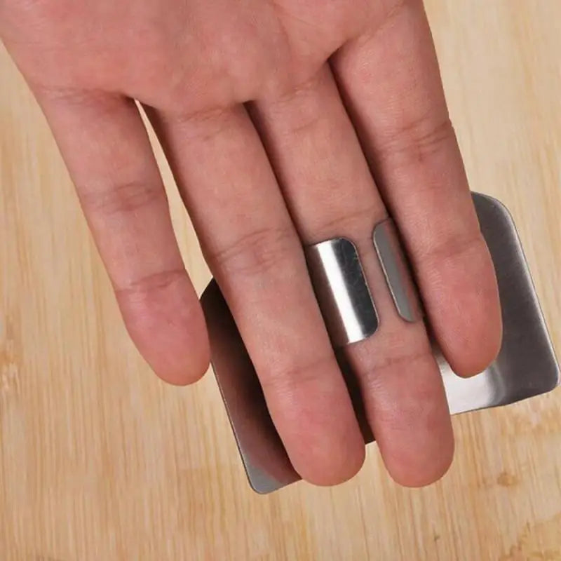 Kitchen Tool Accessories Stainless Steel Finger Guard Safety Vegetable