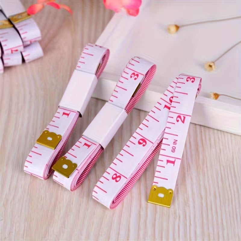 4-Pack Professional Flexible Measuring Tapes – Mixed Colors, Metric Soft Tape Measures for Body, Sewing & Tailoring