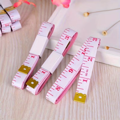 4-Pack Professional Flexible Measuring Tapes – Mixed Colors, Metric Soft Tape Measures for Body, Sewing & Tailoring